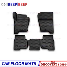 Для Land Rover Discovery 4-автомобильные Затопленные коврики, ковры, Авто Пол, пылезащитный, нескользящий, автомобильный стиль, украшение интерьера