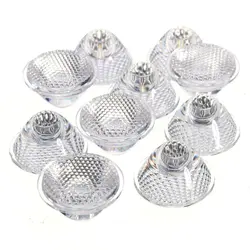 

New Arrival Top Selling 10pcs/Set Soft  Led Lens Holder 30 Degree For 1w 3w LED High Power Bead Bulb Waterproof Bulb