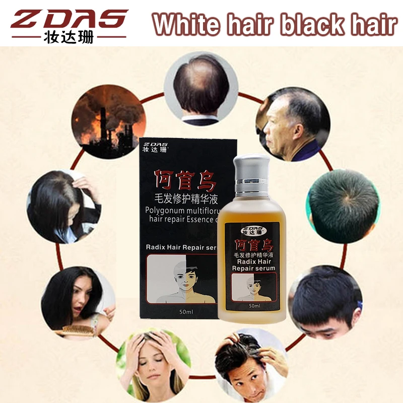 Traditional Chinese Medicine Cure White Hair Turn Gray Black