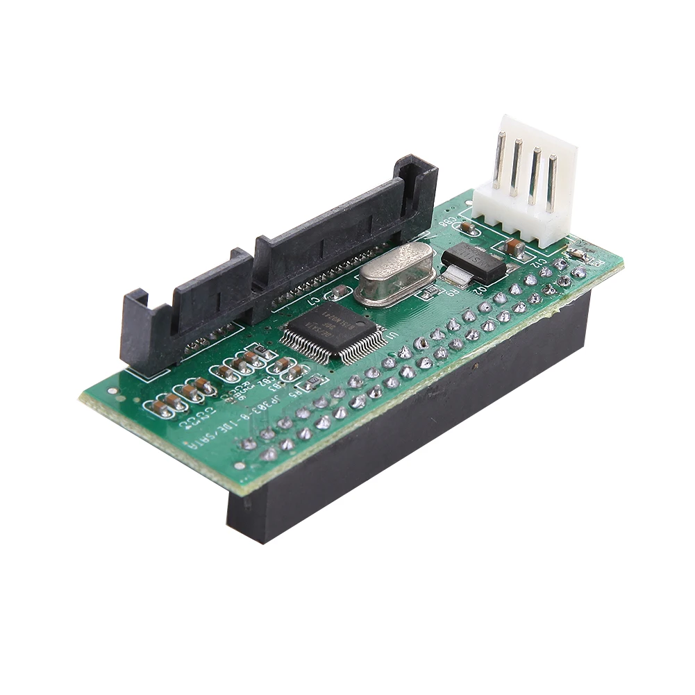 40-Pin IDE Female To SATA 7+15Pin 22-Pin Male Adapter IDE TO SATA Card coverter with 4 Pin Power Cable for 3.5 inch hard disk compactflash cf card to ide hard disk adapter card ide 40