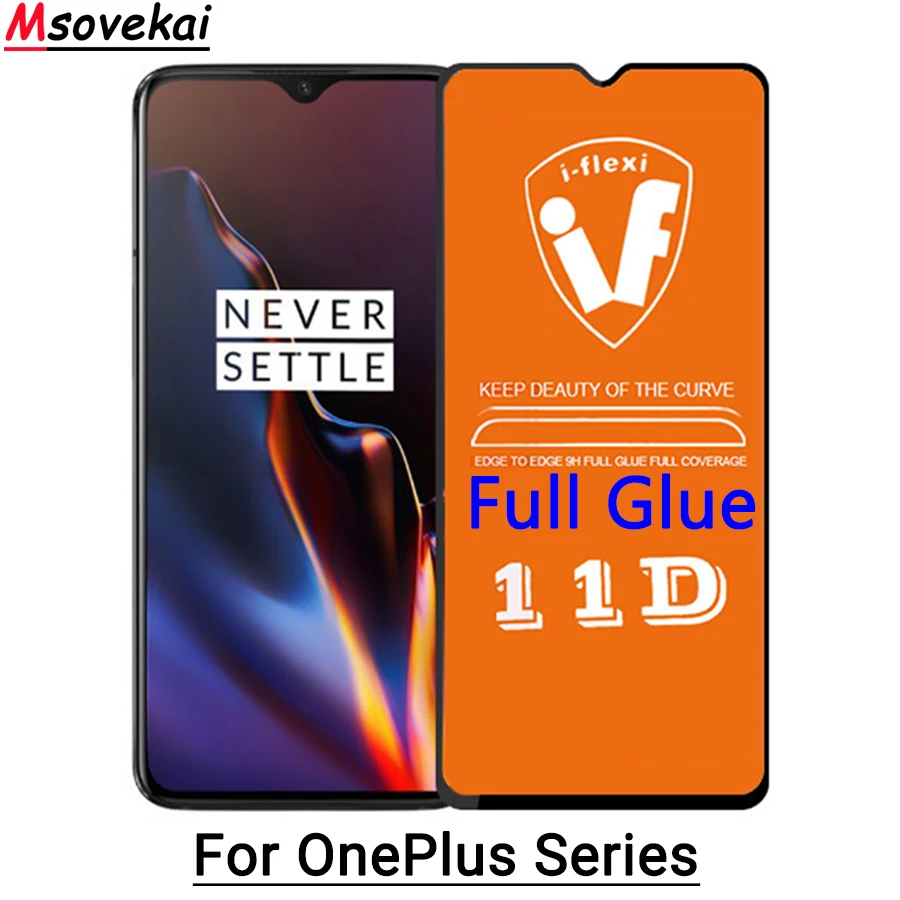 Закаленное стекло 9D 11D 9H с полным покрытием для OnePlus 7 6 6T A6000 5 5T 3 3T A3000 A5000 | Мобильные
