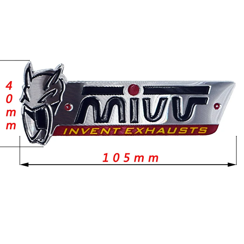 2 Pezzi Adesivi Per Auto Mivv 3M Adesivi Cbr Adesivi Per Tubi Di Scarico Moto M4