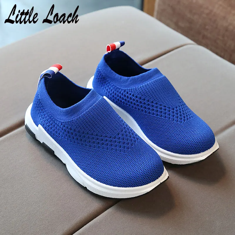 Children Sock Shoes Boys Girls Knitted Casual Sports Shoes All match ...