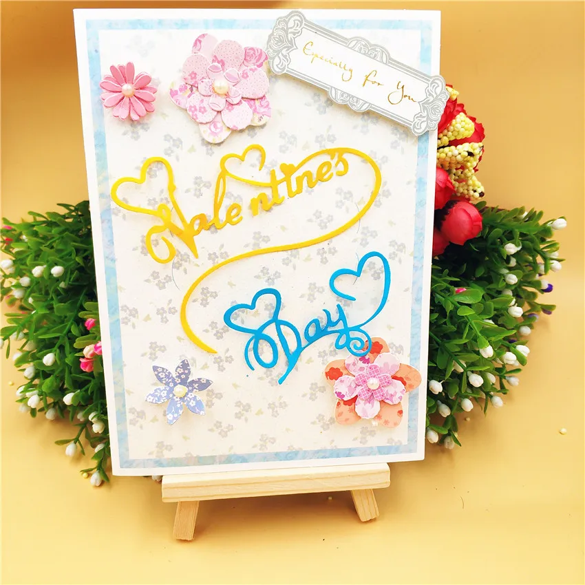 

PANFELOU Valentine's Day metal craft paper die cutting dies Scrapbooking/DIY Thanksgiving Day Christmas Embossing mould cards