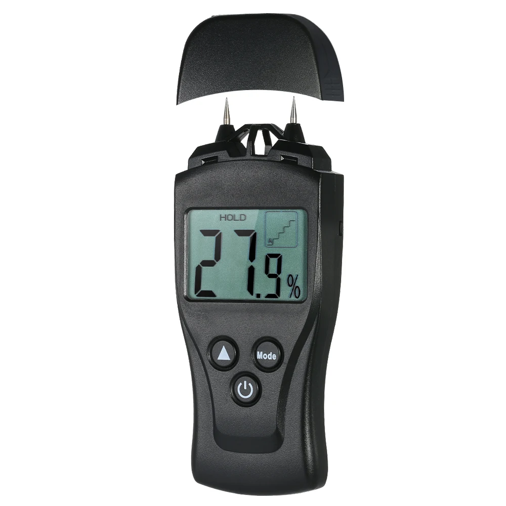 

Digital LCD Lumber Damp Meter Hygrometer Handheld Mini Wood Moisture Meter Humidity Tester for Timber Wood and building material