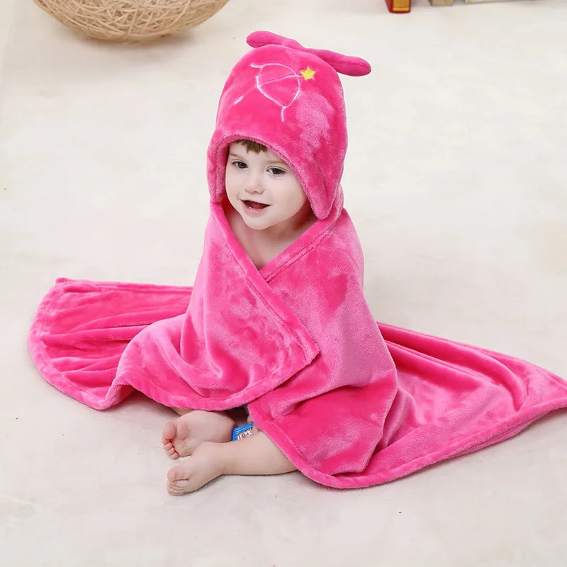 0-24M 2015 Hot Sale Unisex Blankets Cute Children's Blanket Cartoon Girls Boys Bath Towel Flannel Baby Newborn | Мать и ребенок