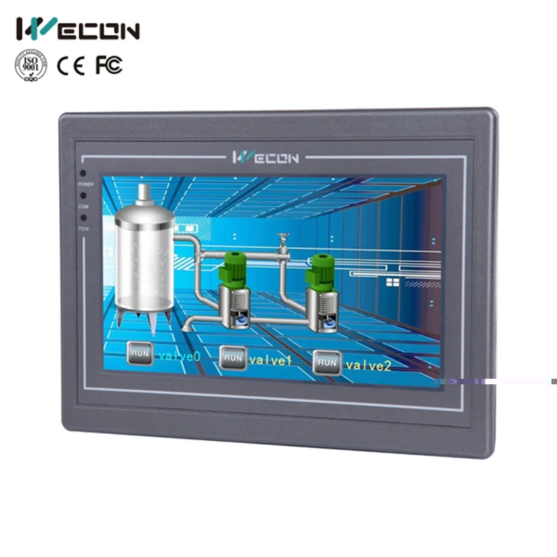 Wecon Дисплей/Дисплей Hmi Дисплей с canbus и 14 ввода/Вывода ПЛК для автоматизации|display| |