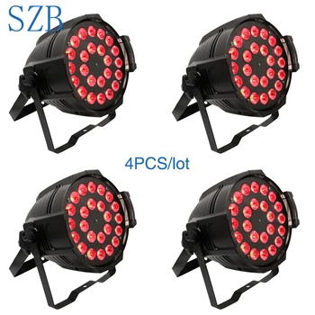 

4 PCS SZB 24X15W RGBWA 5in1 Colorful High Power DMX LED PAR Light for DJ Nightclub Party/SZB-PL2415