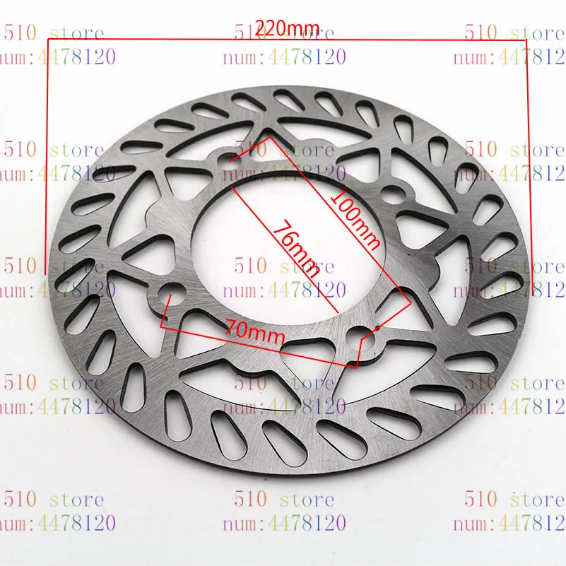 Новинка, 190 мм, 200 мм, 210 мм, 220 мм, задний тормозной диск, диск, ротор для питбайк, квадроцикл, мотоцикл для мотокросса