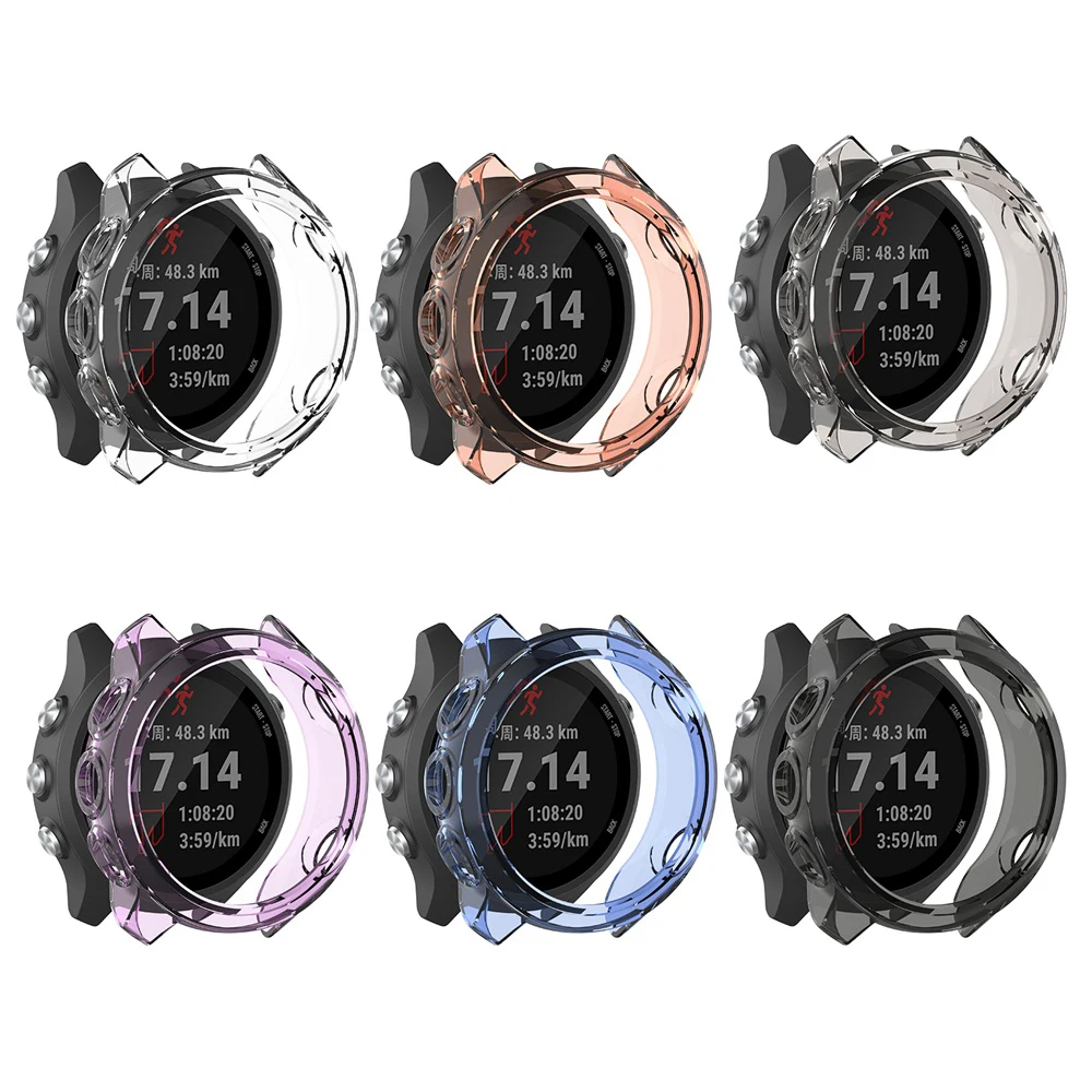 Чехол для часов Garmin Forerunner 245M / 245 TPU защитный чехол сменный противоударный