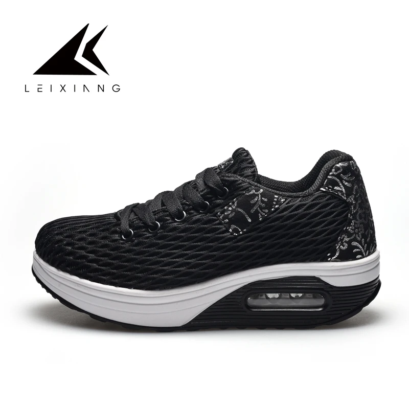 

Height Increasing Toning Shoes Women's Sport for Women Swing Wedges Platform Zapatos Mujer Mesh Air Feminino Fitness Shoes