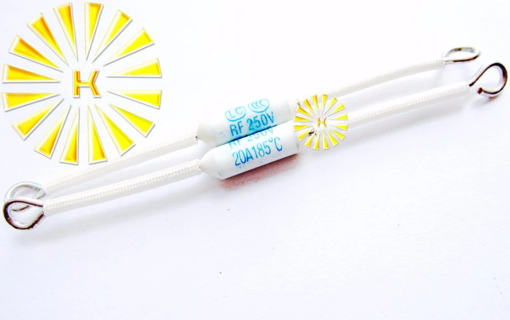 Rf250v 20a 185 Degree Thermal Cutoff Rf 250v Ceramic Temperature Fuse For Electric Rice Cooker X