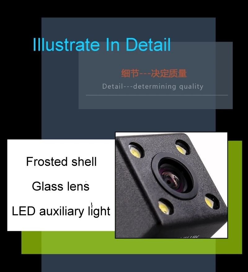 3 car rear view camera trasera Auto reverse backup parking Night Vision Waterproof HD