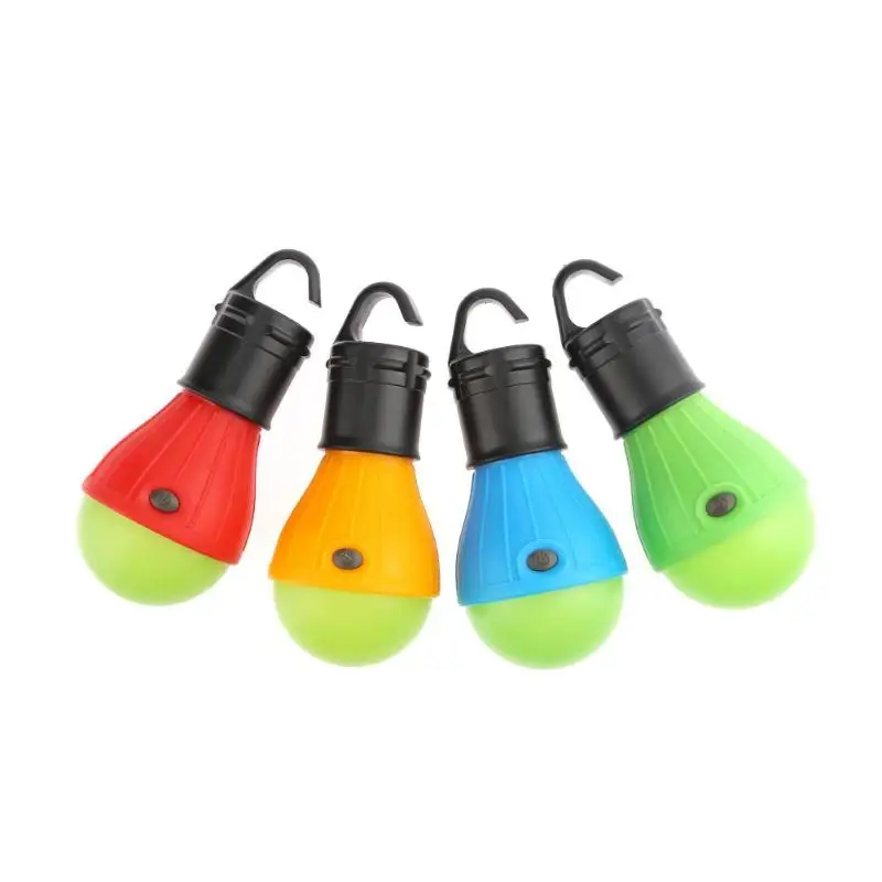 

3LED Hanging Lantern Outdoor Camping Tent Lamp 4 Modes Emergency Light Bulb ABS LED Work Light Decorative Lighting