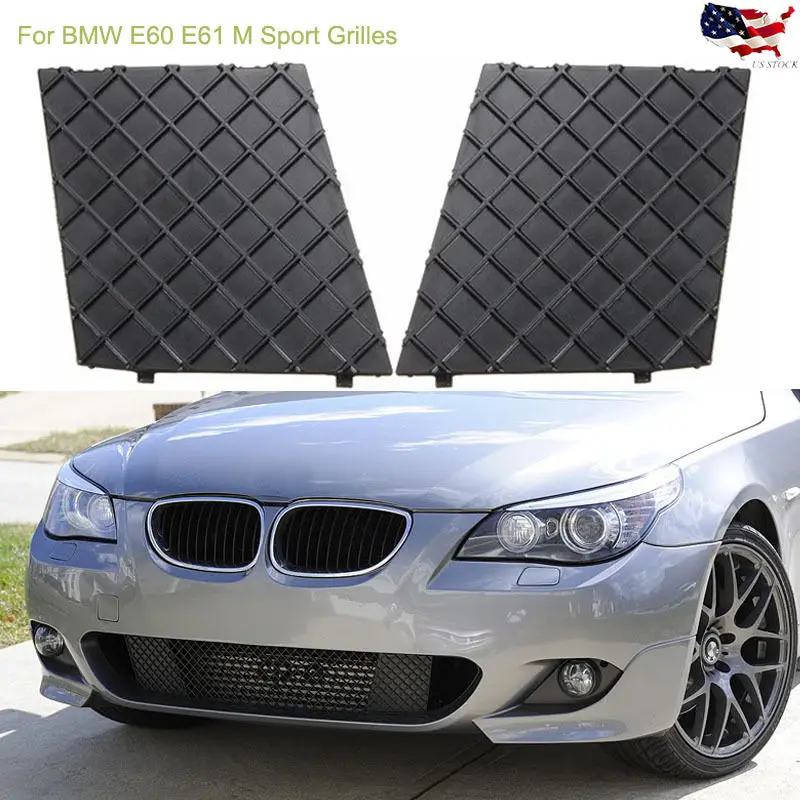 Nuevo Genuino BMW E60 E61 M SPORT PARACHOQUES DELANTERO DERECHO INFERIOR Acc Ribete de Parrilla de malla