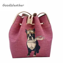 Дизайнерские сумки на плечо с принтом Пеппы, высокое качество, Сумки из натуральной кожи, женские сумки на шнурке, сумка-мешок, милые сумки-мессенджеры