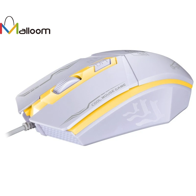 

Malloom Mouse Gift Professional 1600DPI LED Optical Wired Gaming Mouse for Pro Mouse Gamer For High-End Player Brand #155