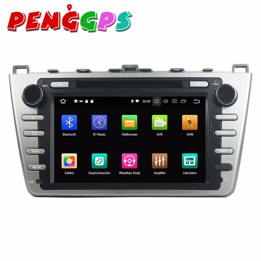 Flash Deal Android 8.0 7.1 Car DVD Player GPS Navigation Headunit For Mazda 6 Atenza 2008-2012 Car Stereo Auto Multimedia Satnav Video 5
