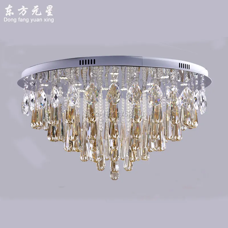Kristall Kronleuchter Led Beleuchtung Kristall Licht Runde Lampe Pyramide Form Cognac Farbe Luster Luxus Cognac Color Crystal Chandelier Ledchandelier Led Aliexpress