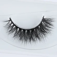 1 пара D1 натуральный 3D из меха норки накладные ресницы Толстые Длинные Накладные ресницы для наращивания инструменты России объем