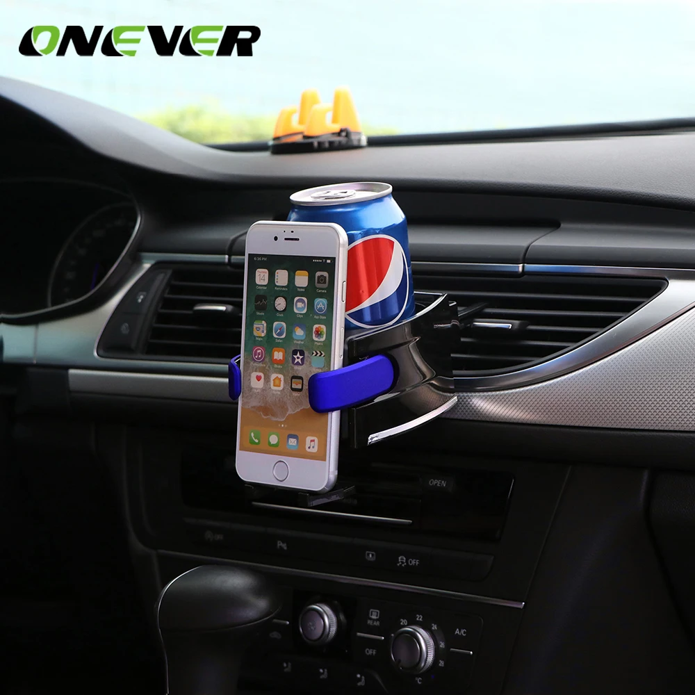 Onever Car Air Vent Cup Holder Drink Bottle Cup Holders phone holder
