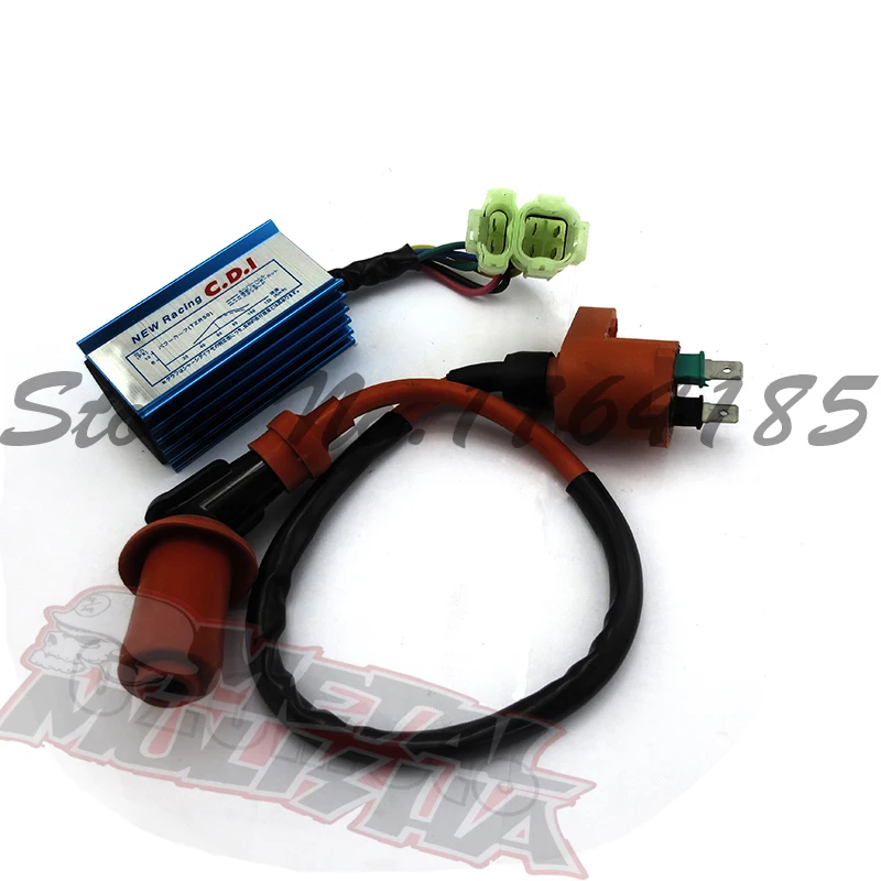 GY6 6 Pin Racing CDI AC Ignition Box Fit For 125cc 50cc 150cc Scooter ATV Quad. 