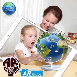 2017 Новое Прибытие BD01 3D AR Глобус Обучения и Образования игрушки Дополненной Реальности Игрушки Географических Знаний Игрушка Лучший Подарок для дети