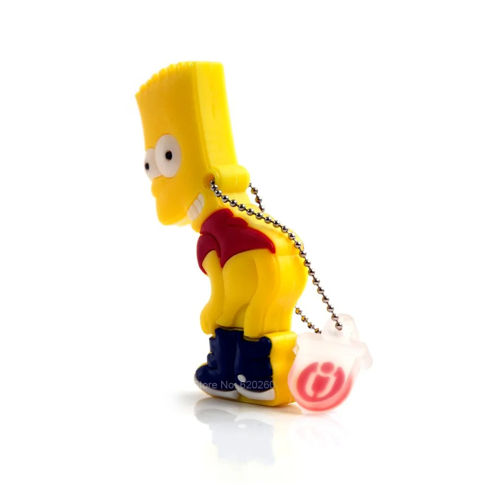 Новое поступление usb флеш-накопитель Homer and Bart, мультяшный USB флеш-накопитель 16 ГБ, usb флеш-накопитель 4 ГБ/8 ГБ/16 ГБ/32 ГБ/64 ГБ, USB подарки