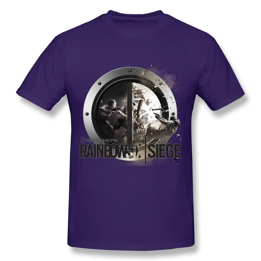 

QMY Men's Geek Rainbow Six Siege T-Shirts