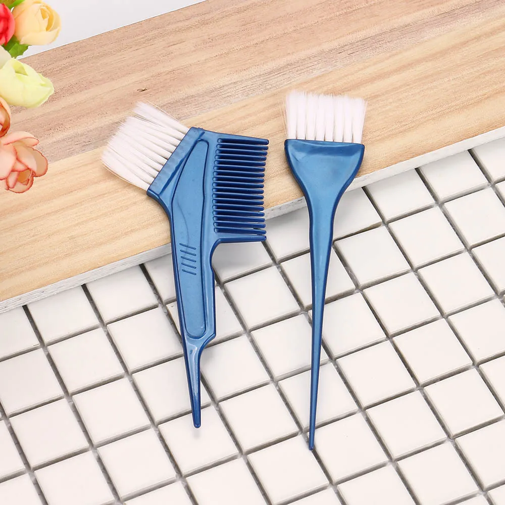 

2018 Mew Arrival 2 Pcs/Set Hairdressing Brushes Salon Comb Hair Color Dye Tint Tool Kit Comb + Brush Hair dye tools