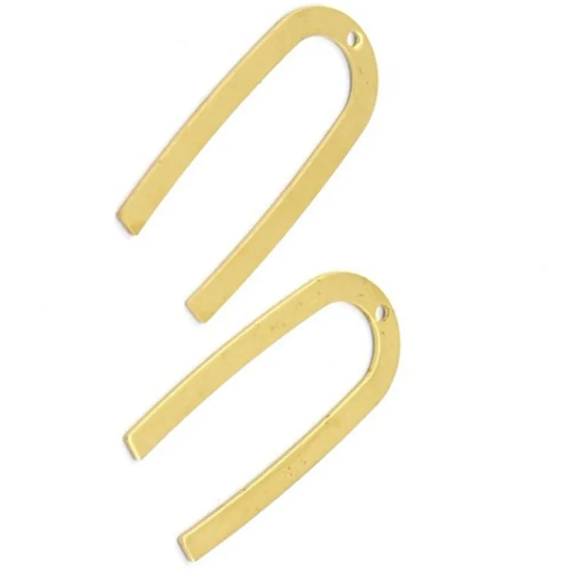 

Raw Brass U Shaped Charm (Nickel Free and Lead Free) E019.D578.D614.D606.E590.E015.D563.