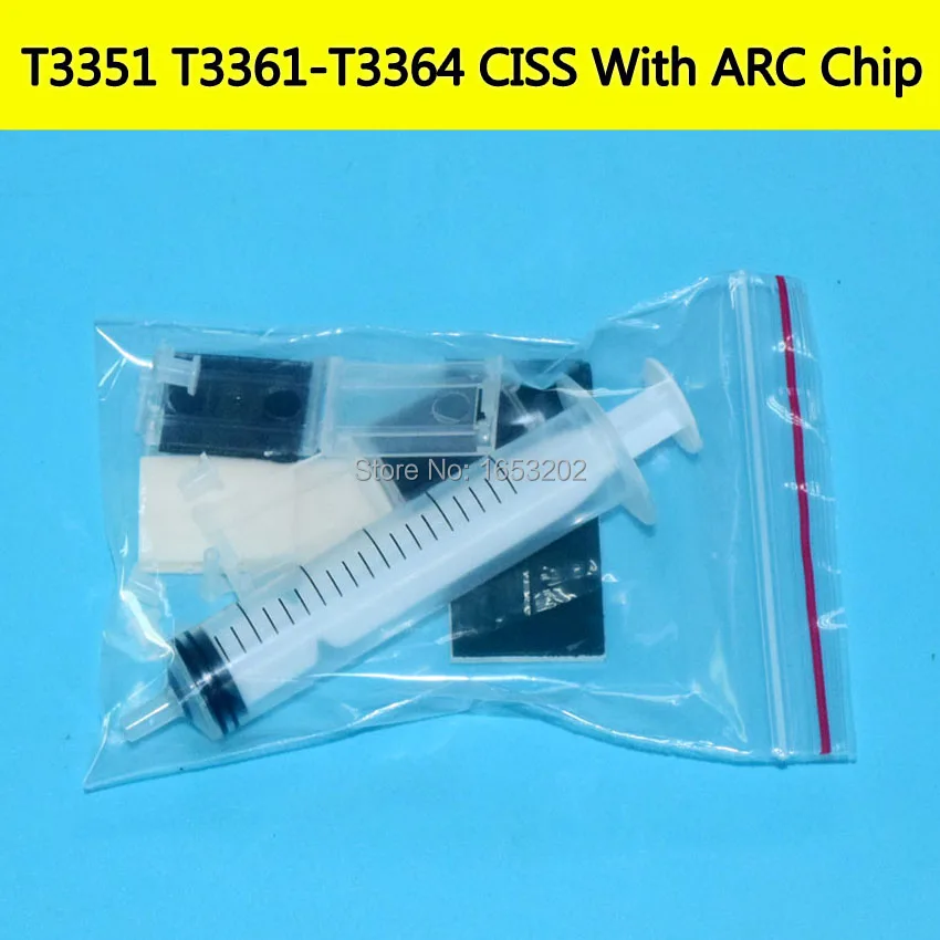 T3351 T3361-T3364 ARC Chip Bulk Ink Supply Ciss For EPSON XP-530 XP-630 XP-830 XP-540 XP-640 XP-645 XP-635 XP-900 XP-7100