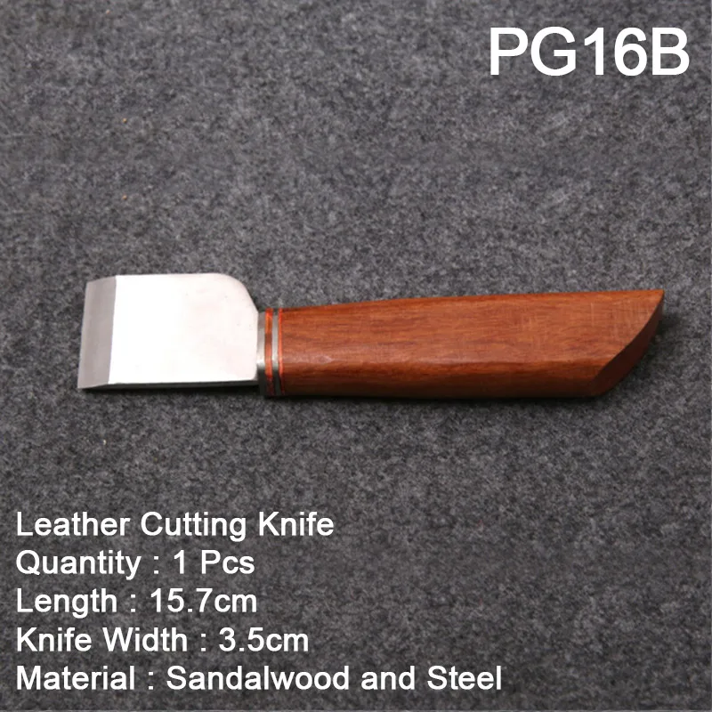 Инструменты для резьбы по коже для кожаной печати, нож для резки/молоток/кожаный поворотный нож/ящик для хранения инструментов, набор кожаных ножек - Цвет: Leather Cut Knife