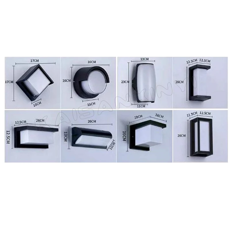 Waterproof outdoor wall lamp modern LED wall indoor light sconce decorative lighting garden porch lights IP65 wall lamps