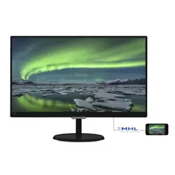 Philips ЖК-дисплей монитор 237E7QDSB/00, 58,4 см (23 "), 1920x1080 пикселей, Full HD, светодио дный, 5 MS, черный