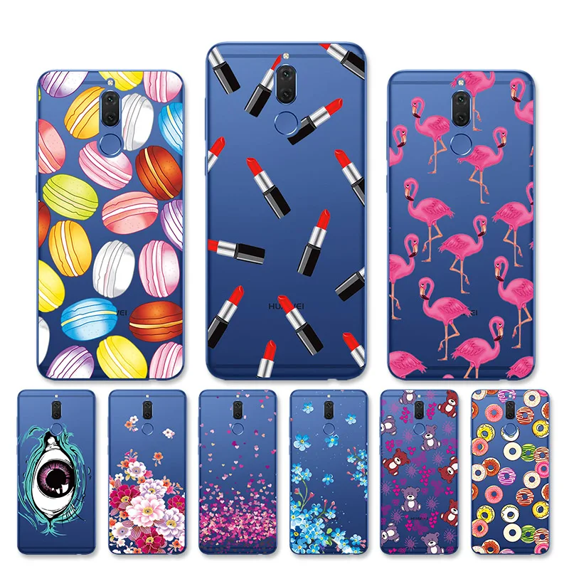 

Huawei Mate 10 Lite Case Cover Transparent TPU Phone Back Silicone Case Huawei Mate 10 Pro / Nova 2i /Honor 9i 2017 Shell Bumper