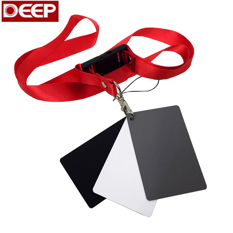 3 in 1 Digital Camera 18% White Black Grey Balance