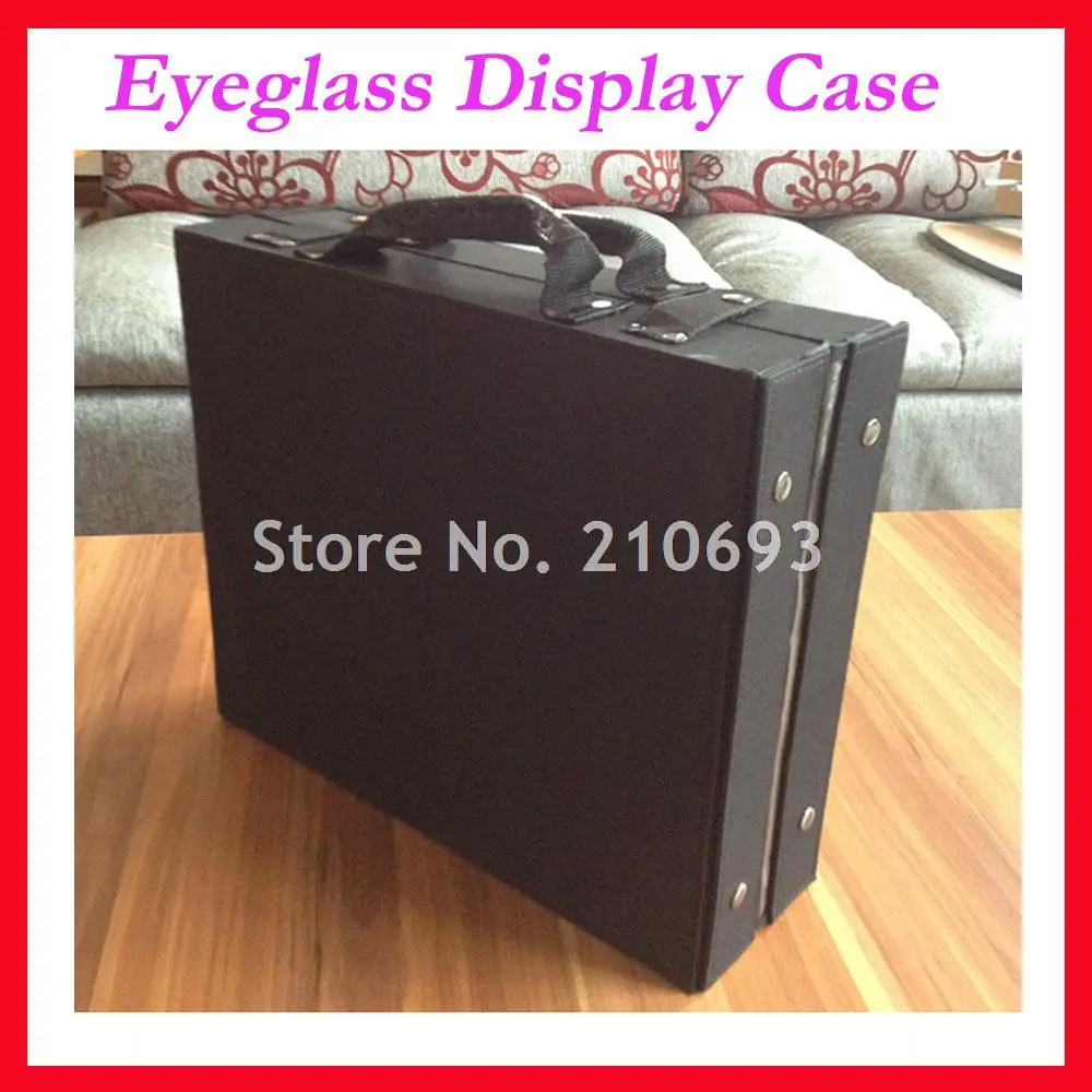 

Retail 24 glasses eyewear eyeglasses sunglasses display case box suitcase Hold 24pcs DC24