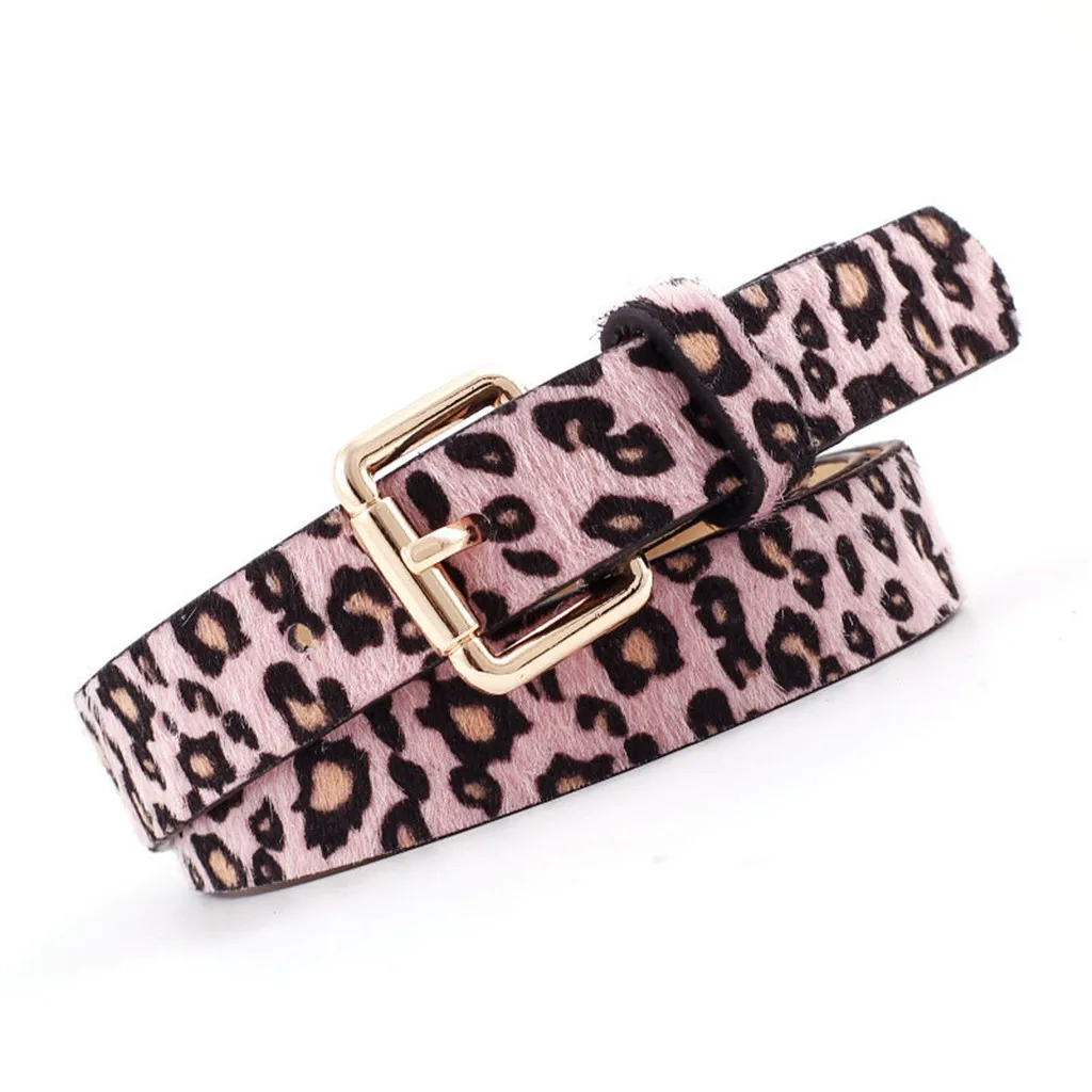 Women Man Unisex Vintage Leather Buckle Belt Multicolor leopard Leisure Belt Casual Strap Adjustable Belt Trouser Accessories Women Man Unisex Vintage Leather Buckle Belt Multicolor leopard Leisure Belt Casual Strap Adjustable Belt Trouser Accessories
