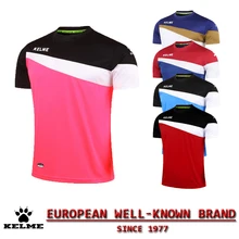 KELME Official Authentic Spain Mens Football Shirt Short Sleeve font b Soccer b font Jerseys Survetement