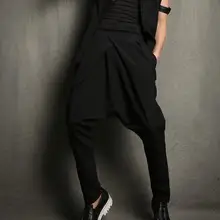 HOT Горячая Весенняя Мужская Новая Мода Гарун брюки парикмахер культивировать свою мораль индивидуальность низкая-класс через брюки
