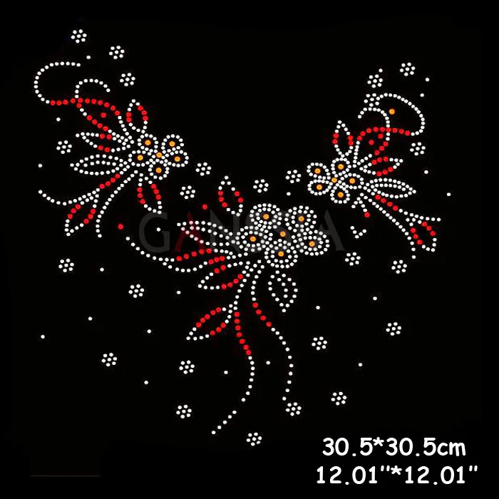 3pcs/lot High quality hotfix rhinestones,heat transfer design iron on