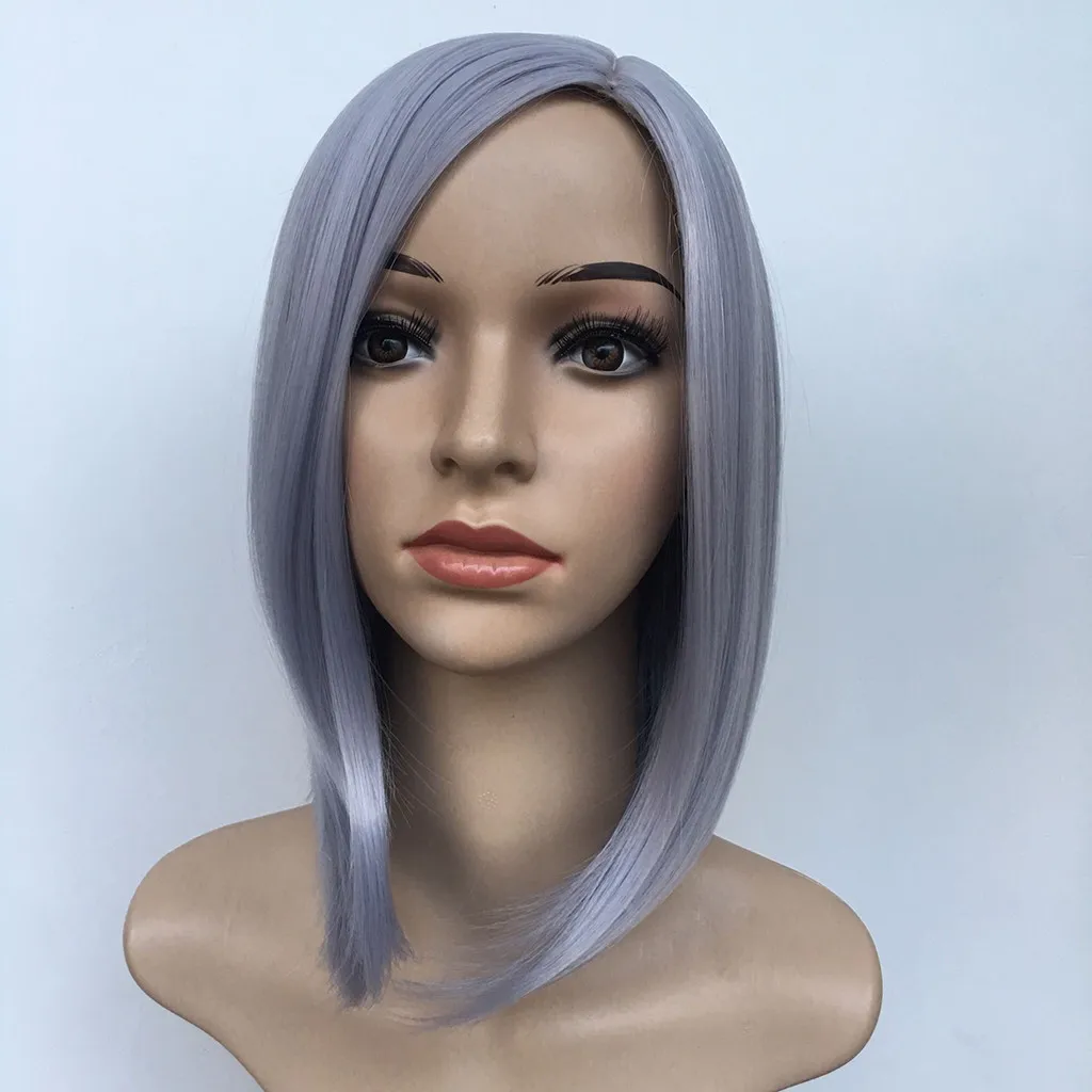 

Short Lace Front Human Hair Wigs Bob Wig Full and Thick For Black Women Natural Color Brazilian Hair Free Shipping DollfaceF6.5