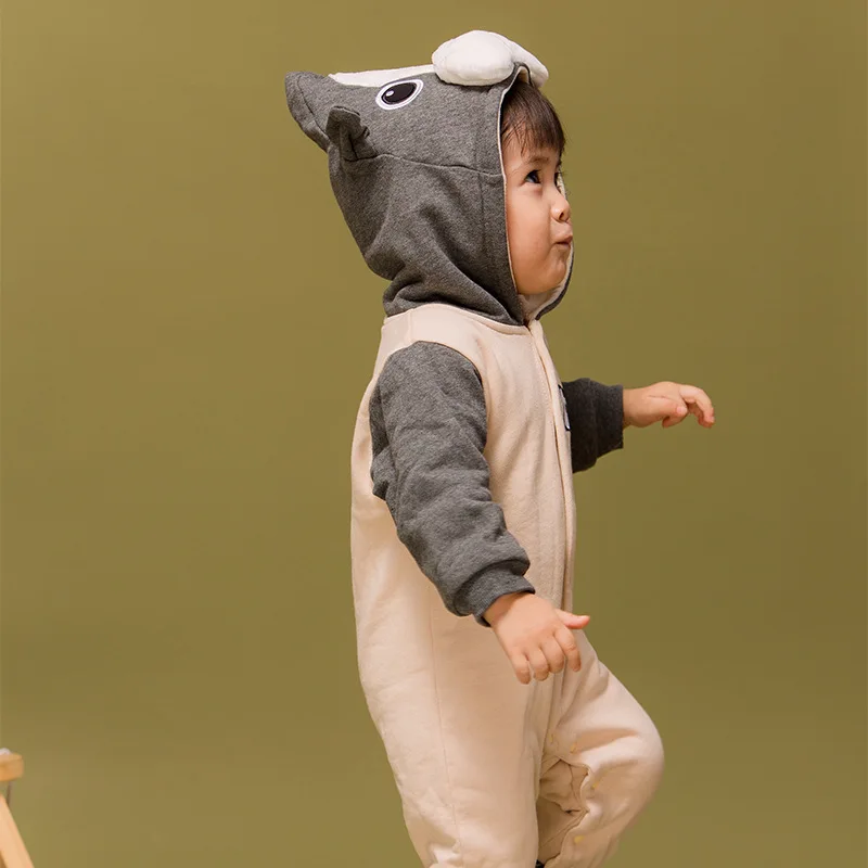 Baby Boy Girl Romper Spring Autumn Fashion Toddler Baby Long Sleeve Animal Patchwork Overall for Outwear Infant Girls Costume (9)