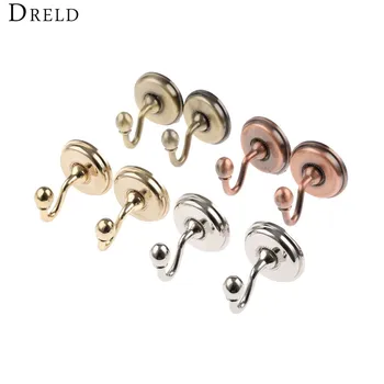 

DRELD 2Pcs Curtain Tieback Europe Tassel Hook Window Curtain Drapery Door Wall Hooks Holder Hanger Bronze Curtain Decorative