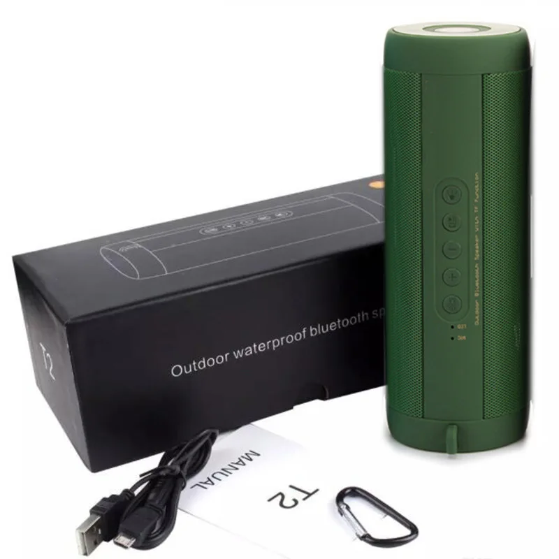 Qear весело Bluetooth звук Box открытый Водонепроницаемый и Портативный для верховой езды Пеший Туризм звук радио многофункциональный звуковой ящик - Цвет: Армейский зеленый