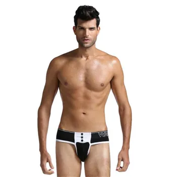 

Cotton Button Men's Briefs,Men's Cotton Underwear,Fashion Wide Waist Men's Underwear