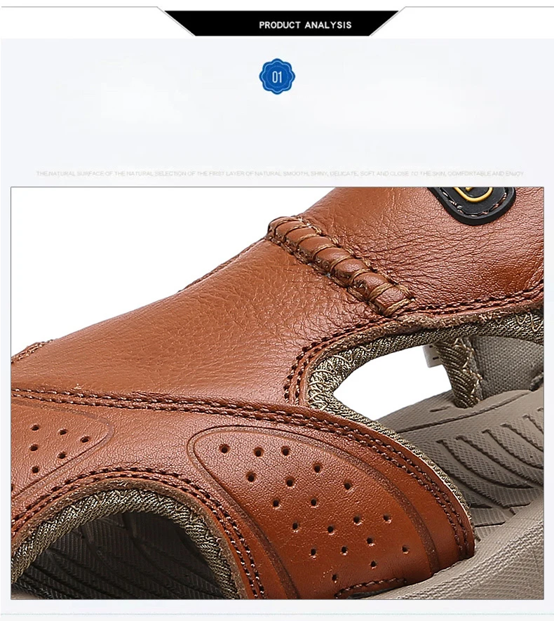 Модные летние сандалии из натуральной кожи; мужские брендовые дизайнерские мужские шлепанцы; мужские пляжные сандалии в стиле ретро с нескользящей подошвой; zapatos hombre