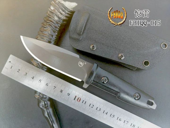 

VOLTRON outdoor tactical special knife, self-defense with military straight knife, wild survival knife, special forces knife