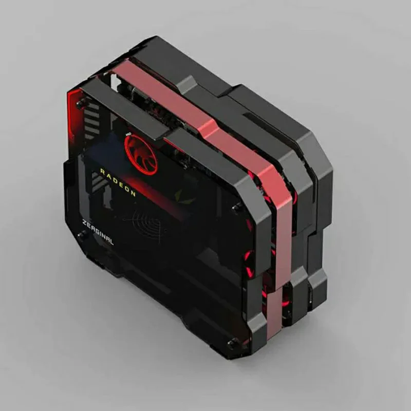 Настольный игровой компьютер i7 7700k 8G/16GB 1T GX1080 ATX ПК с модом полностью алюминиевый